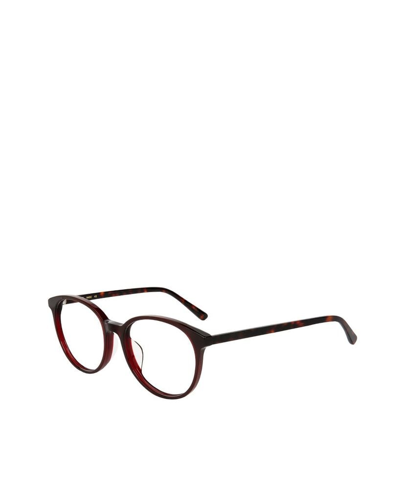 aojo - Gọng kính bo tròn cao cấp Black Glasses