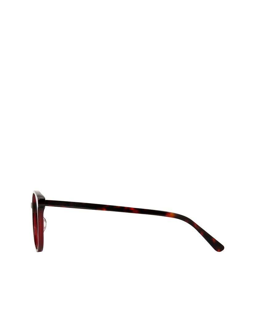 aojo - Gọng kính bo tròn cao cấp Black Glasses