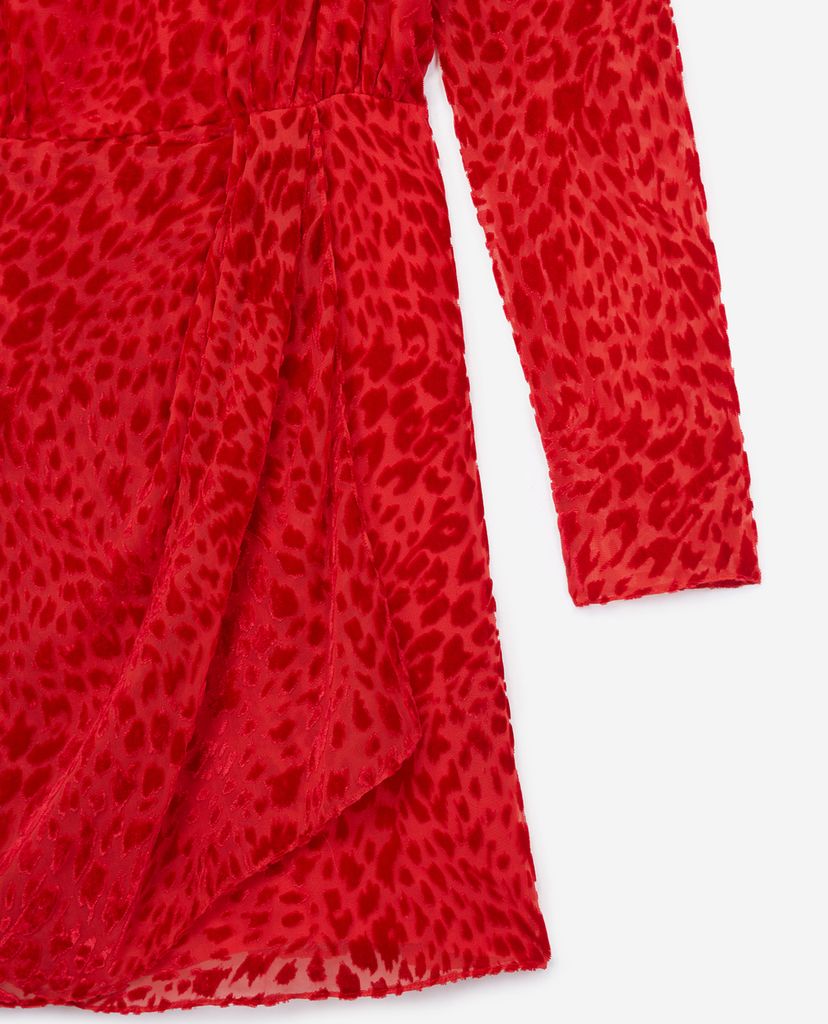 THE KOOPLES - Đầm mini họa tiết da báo