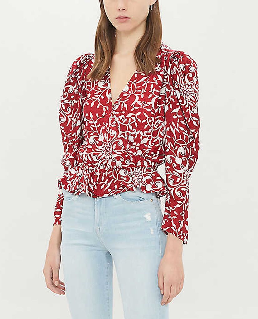 THE KOOPLES - Áo kiểu nữ họa tiết cổ điển