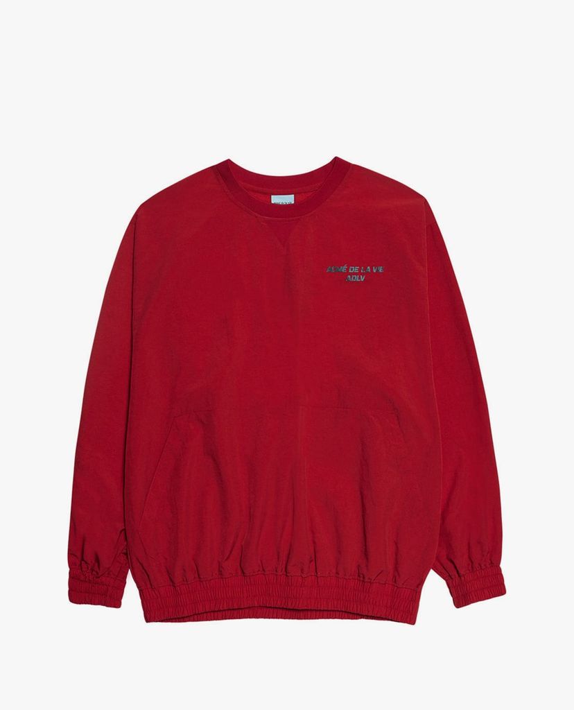 ADLV - Áo sweatshirt tay dài cổ tròn Sporty Logo Woven