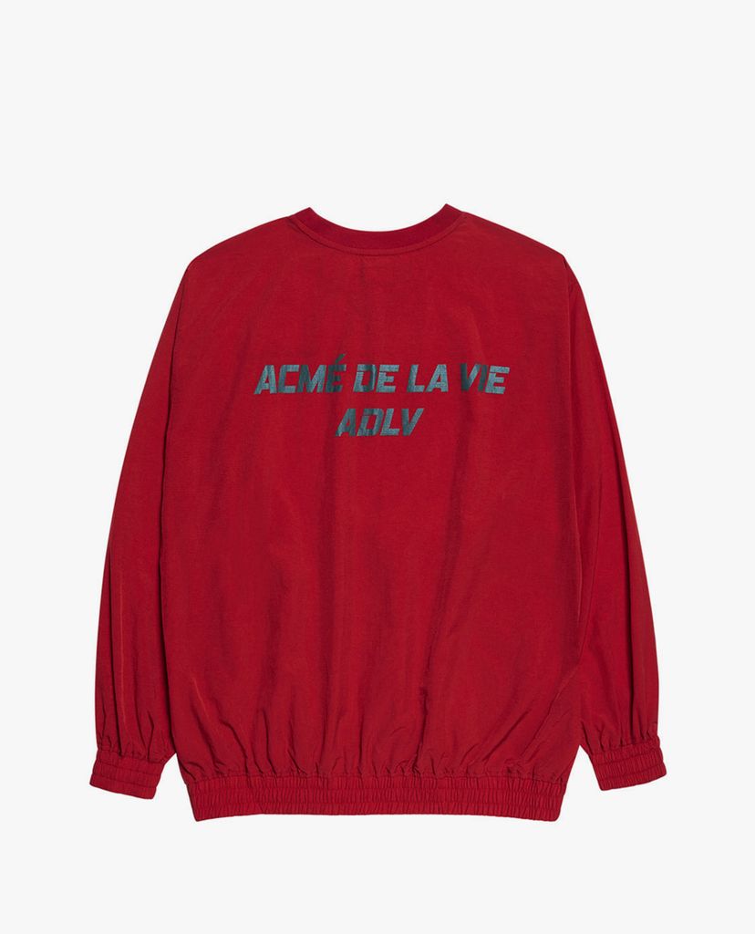 ADLV - Áo sweatshirt tay dài cổ tròn Sporty Logo Woven