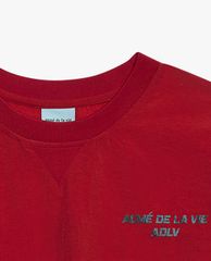 ADLV - Áo sweatshirt tay dài cổ tròn Sporty Logo Woven