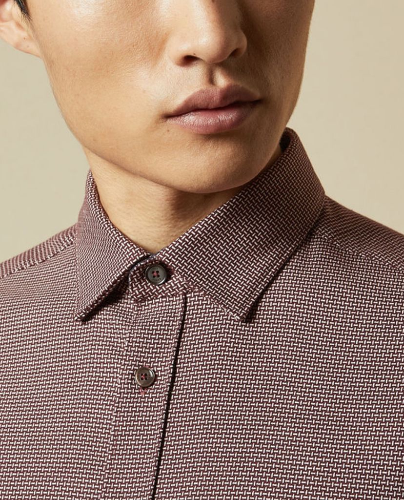 TED BAKER - Áo sơ mi nam tay dài Velos