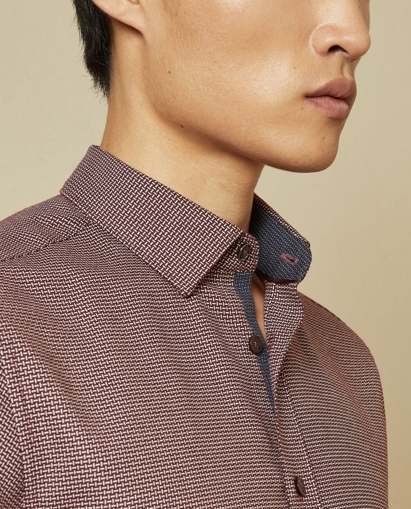 TED BAKER - Áo sơ mi nam tay dài Velos