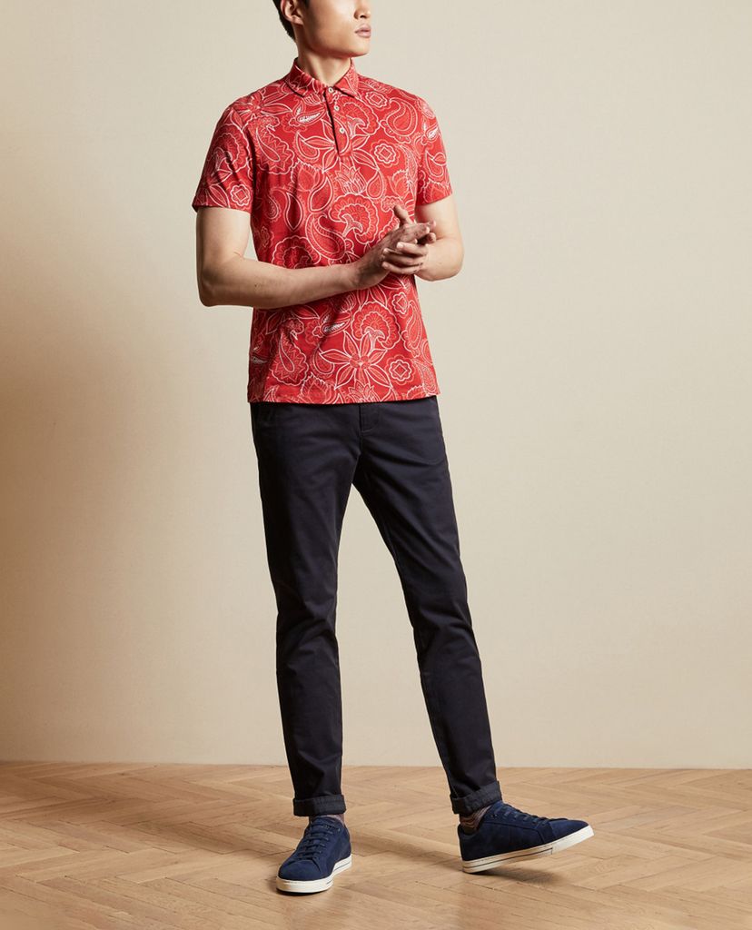 TED BAKER - Áo polo nam tay ngắn Fright