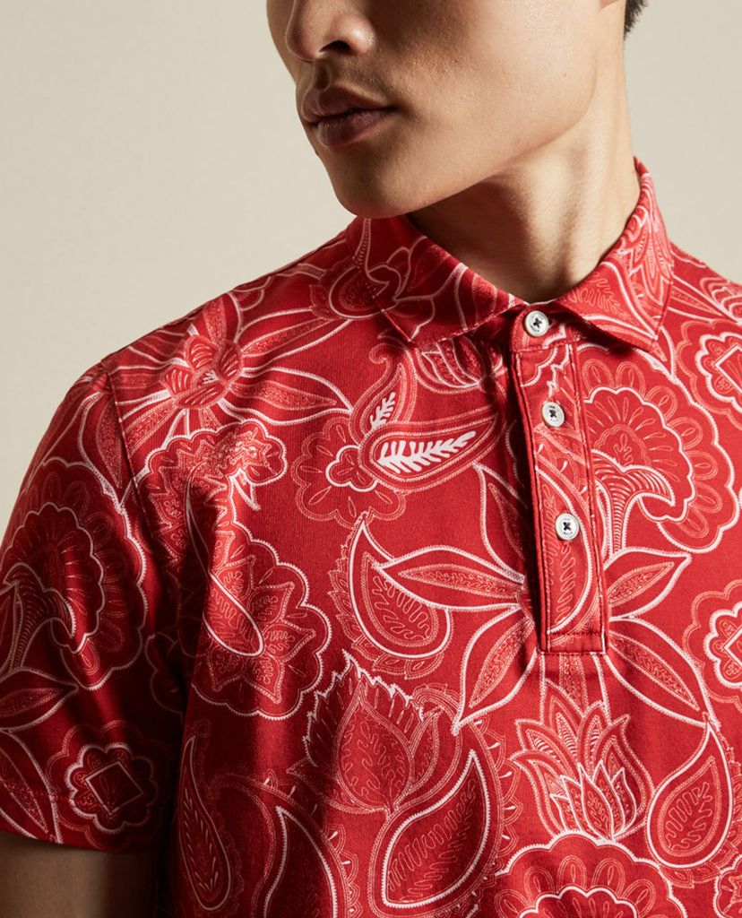 TED BAKER - Áo polo nam tay ngắn Fright
