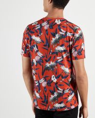 TED BAKER - Áo thun nam cổ tròn Tropical Print