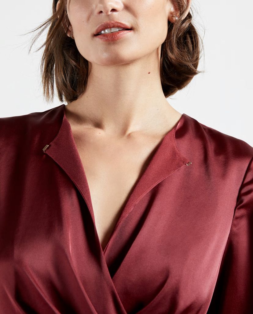 TED BAKER - Đầm midi tay dài dáng quấn Neenha