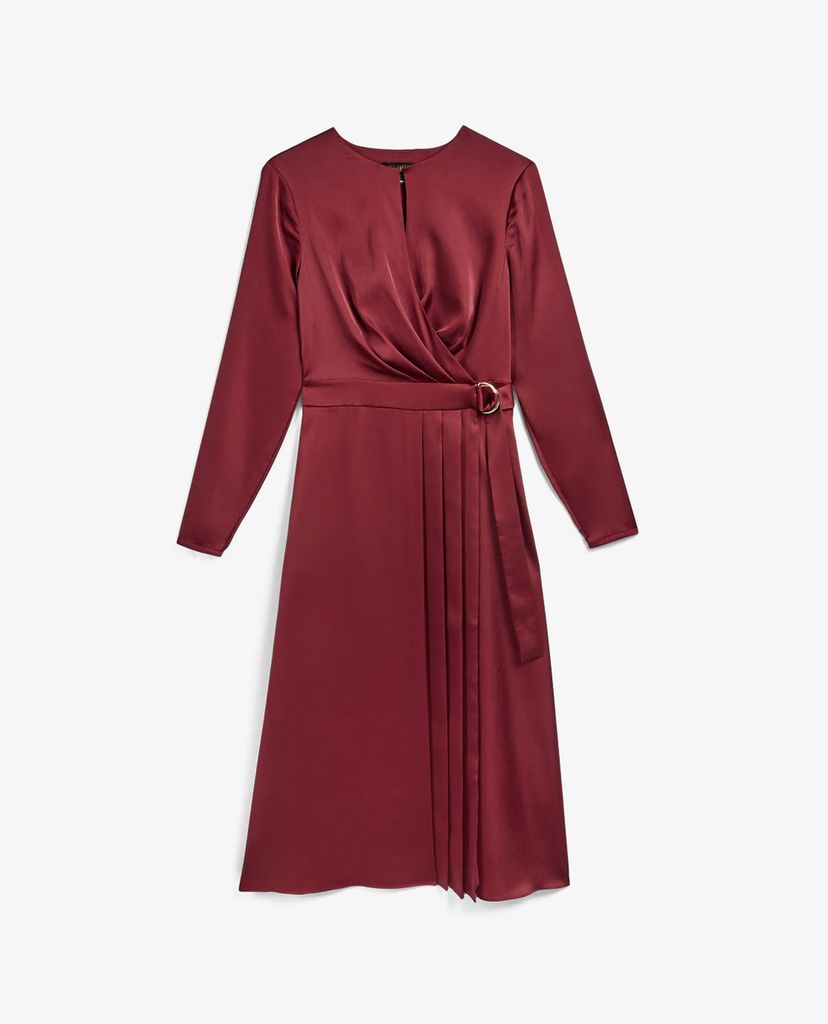 TED BAKER - Đầm midi tay dài dáng quấn Neenha