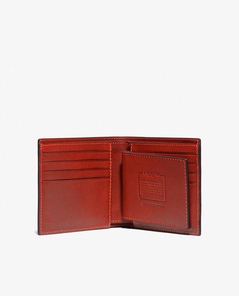 COACH - Ví da nam dạng gập 3 In 1 Sport Calf