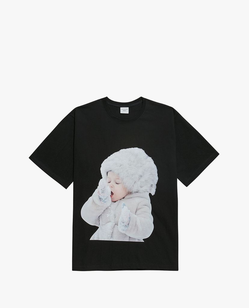 ADLV - Áo thun ngắn tay cổ tròn Baby Face
