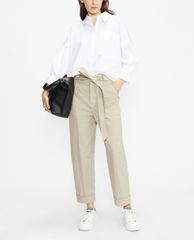 TED BAKER - Quần kiểu nữ lưng cao phối thắt lưng Indiaz Utility Pocket Barrel