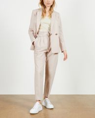TED BAKER - Quần kiểu nữ lưng cao phối thắt lưng thời trang Lucjat Tailored