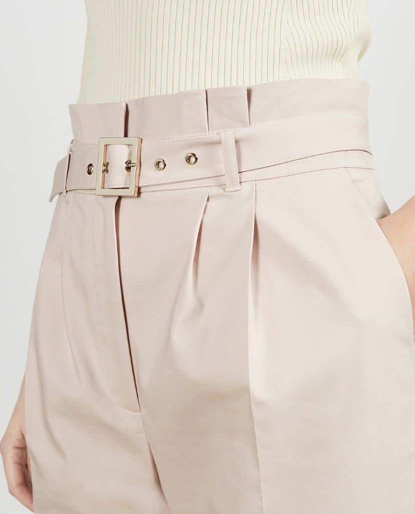 TED BAKER - Quần kiểu nữ lưng cao phối thắt lưng thời trang Lucjat Tailored