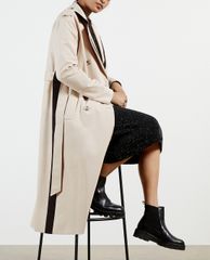 TED BAKER - Áo khoác măng tô phối thắt lưng Daesti