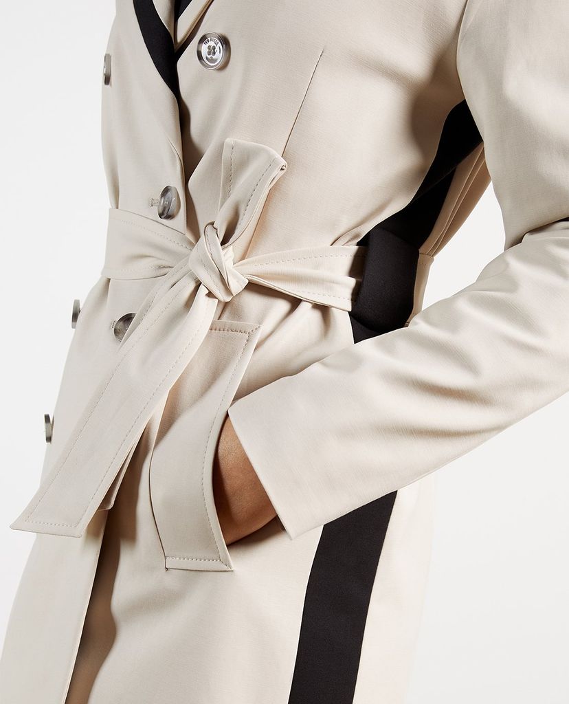 TED BAKER - Áo khoác măng tô phối thắt lưng Daesti
