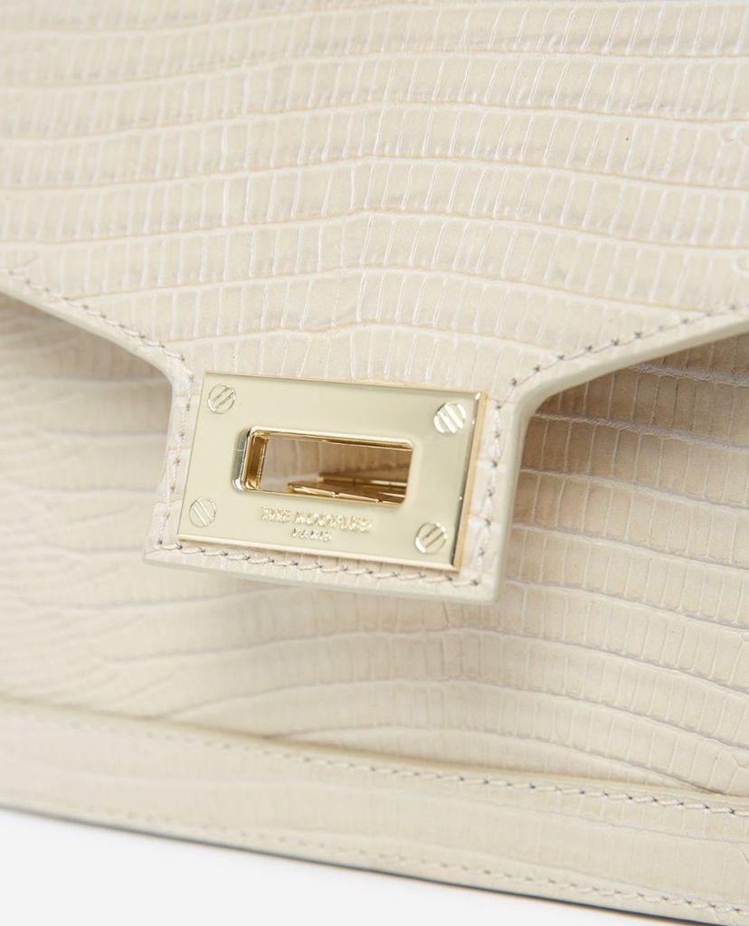 THE KOOPLES - Túi đeo vai nữ hình hộp chữ nhật Small Lezard