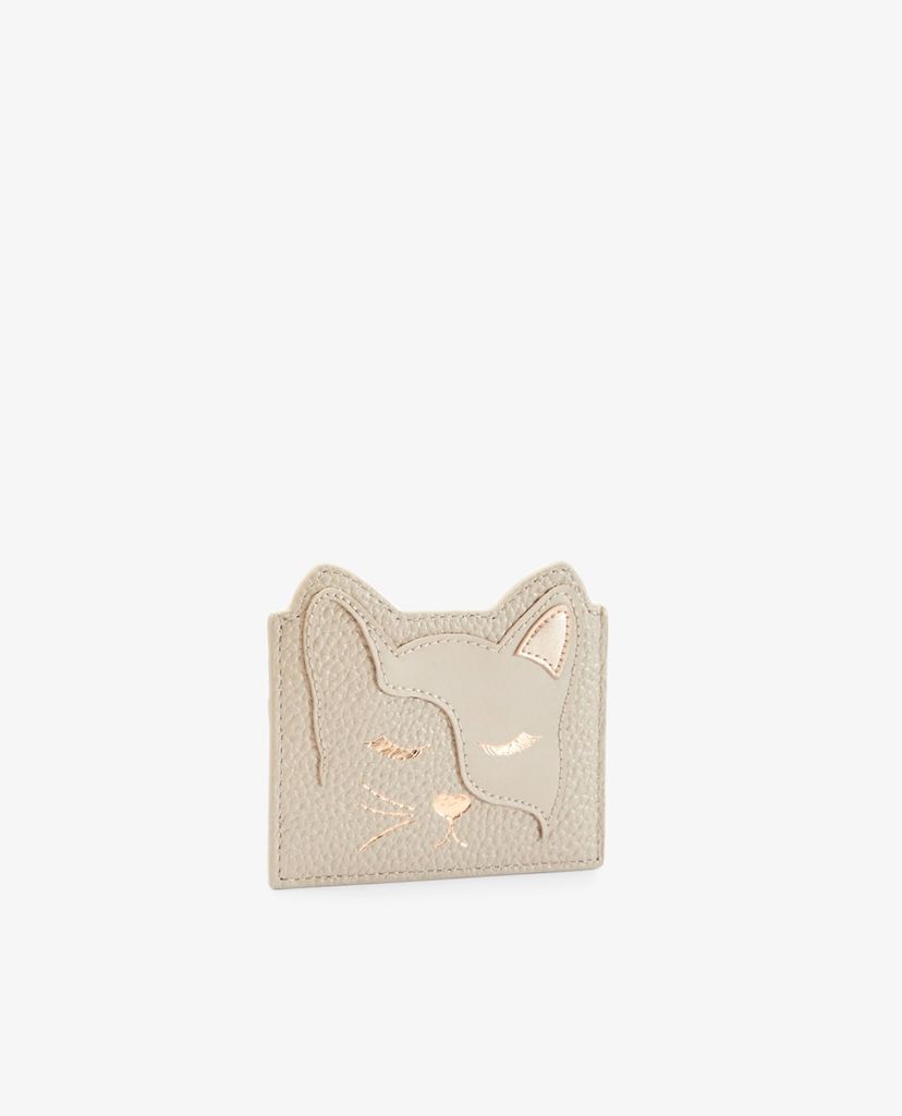 TED BAKER - Ví đựng name card nữ hình mặt mèo (Gift)