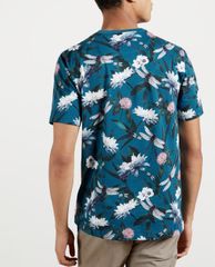 TED BAKER - Áo thun nam cổ tròn Tropical Print