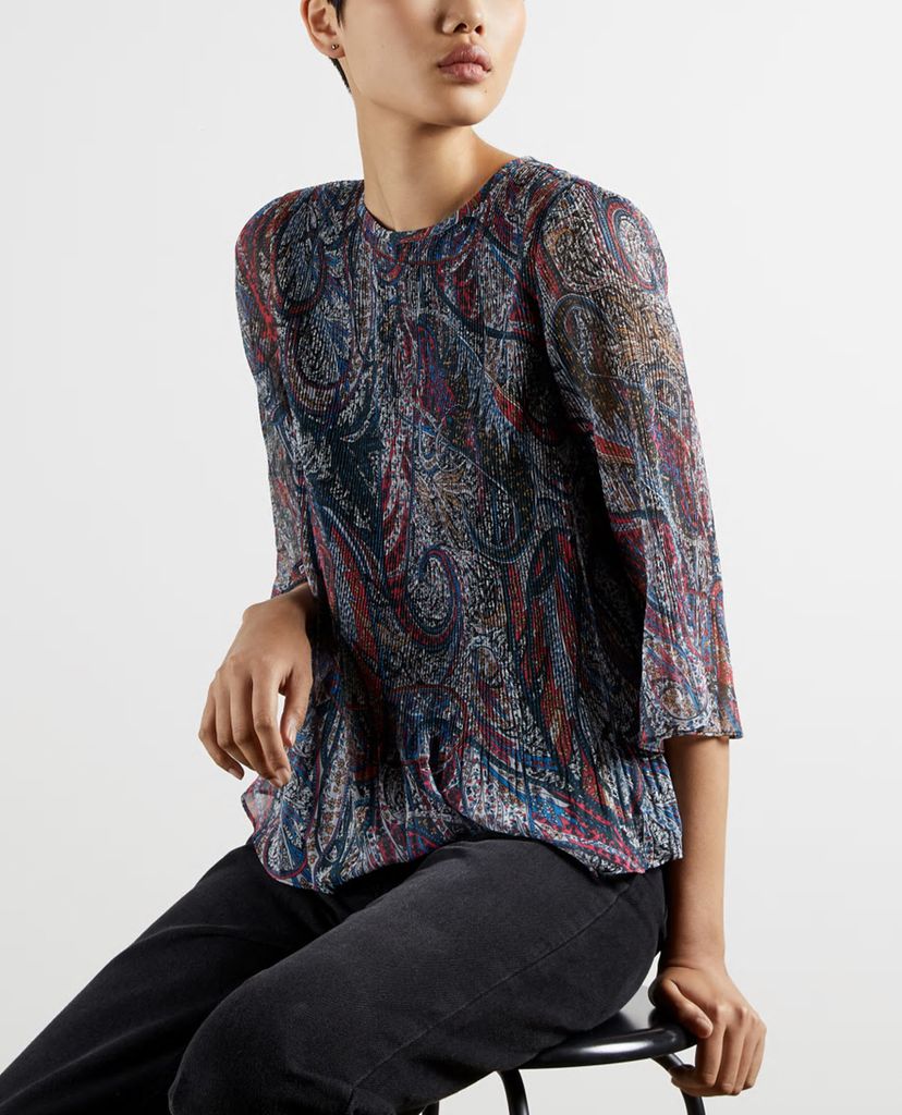 TED BAKER - Áo kiểu nữ tay lỡ cổ tròn Beaatha