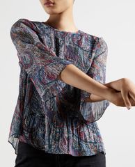 TED BAKER - Áo kiểu nữ tay lỡ cổ tròn Beaatha