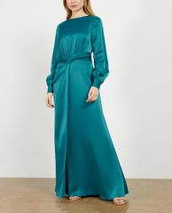 TED BAKER - Đầm maxi tay dài cột eo Daiseey