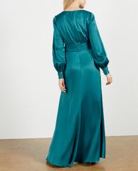 TED BAKER - Đầm maxi tay dài cột eo Daiseey