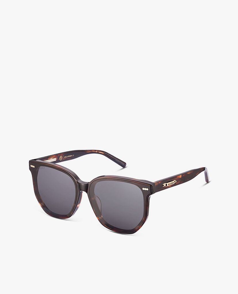 MUJOSH - Kính mát gọng vuông unisex bảng dày cá tính