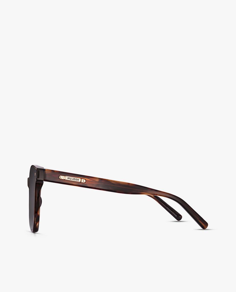 MUJOSH - Kính mát gọng vuông unisex bảng dày cá tính