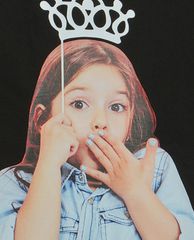 ADLV - Áo thun ngắn tay cổ tròn Baby Face