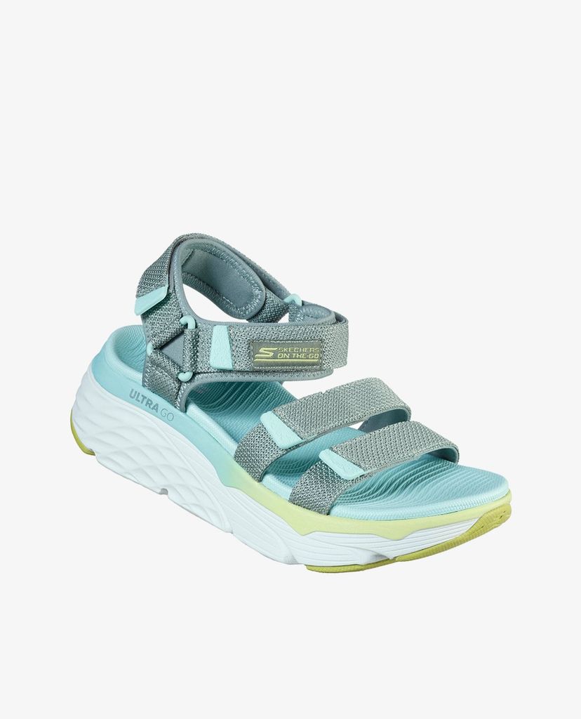 SKECHERS - Giày sandal nữ phối quai ngang Max Cushioning Slay