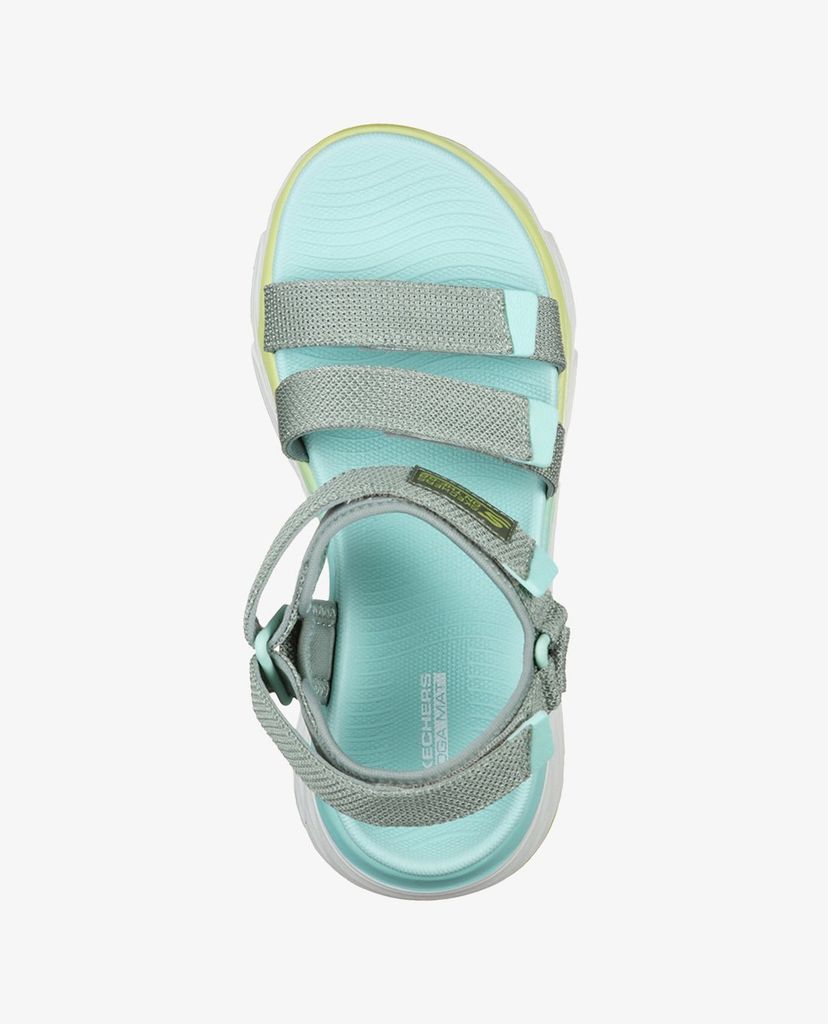 SKECHERS - Giày sandal nữ phối quai ngang Max Cushioning Slay