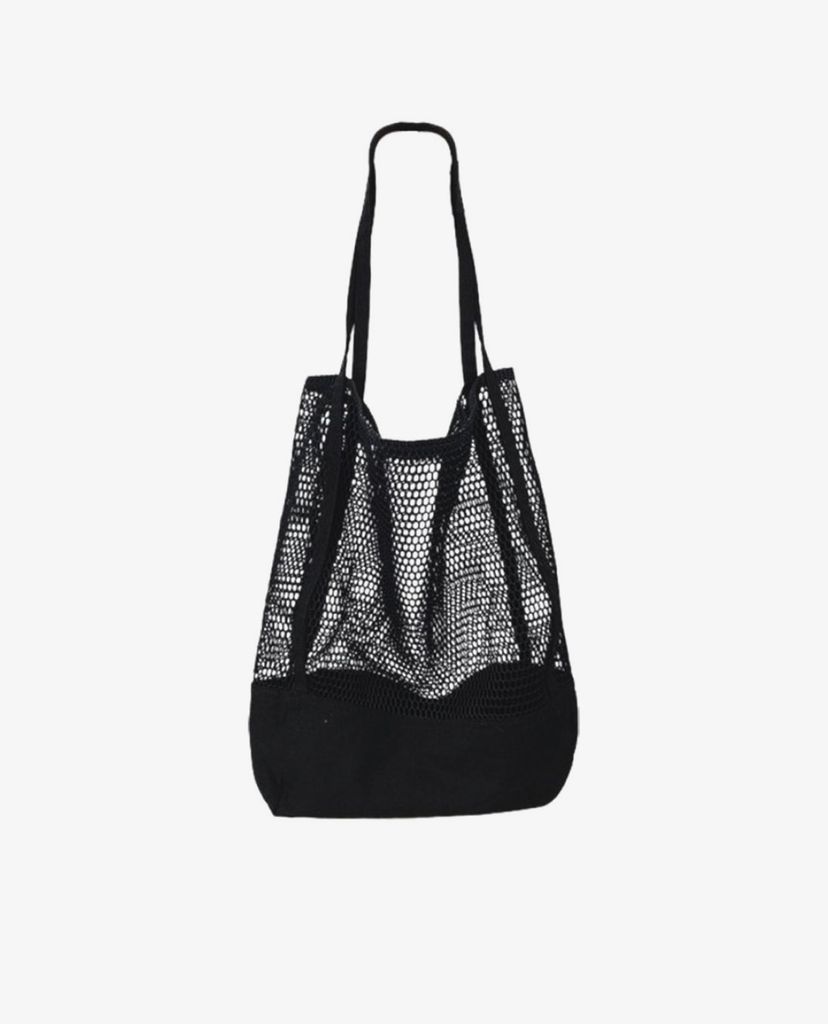 SKECHERS - Túi tote nữ chữ nhật phối lưới