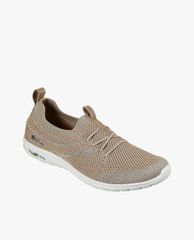 SKECHERS - Giày slip on nữ phối dây thắt Arch Fit Flex