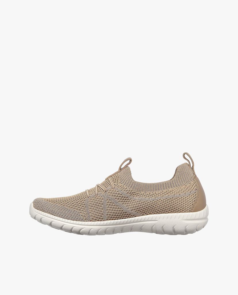 SKECHERS - Giày slip on nữ phối dây thắt Arch Fit Flex