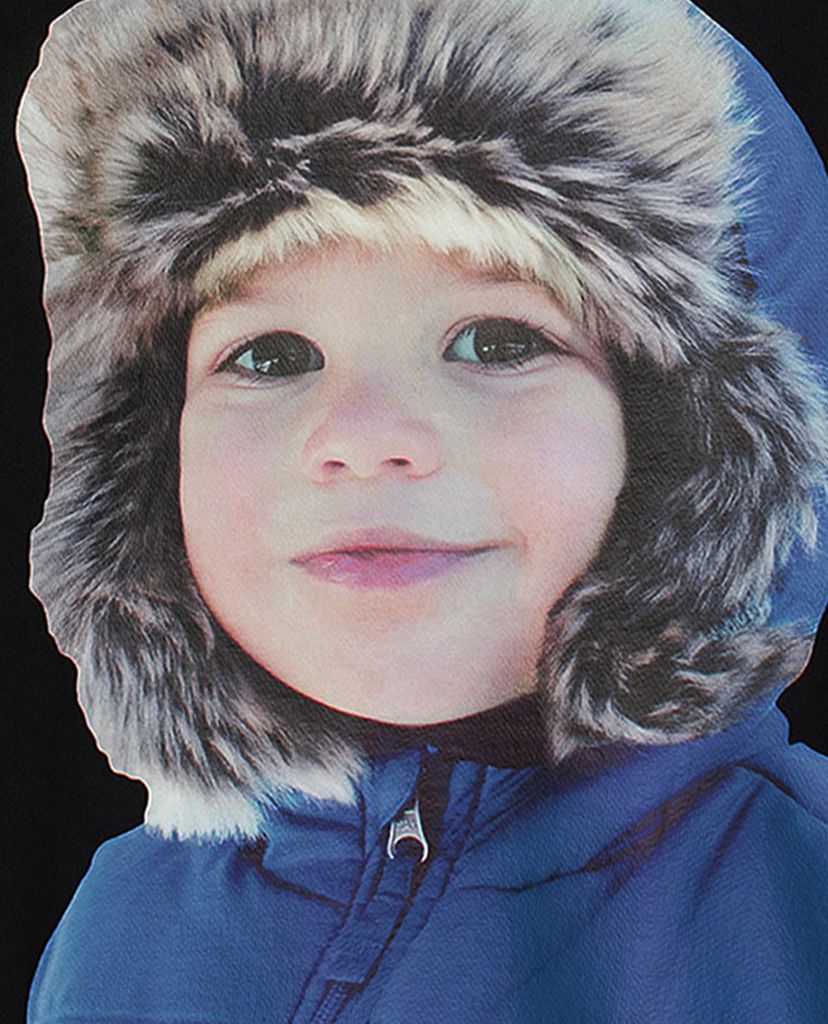 ADLV - Áo hoodie tay dài mũ trùm Baby Face