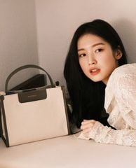 Marhen.J - Túi đeo vai nữ vải bố dáng vuông Jay