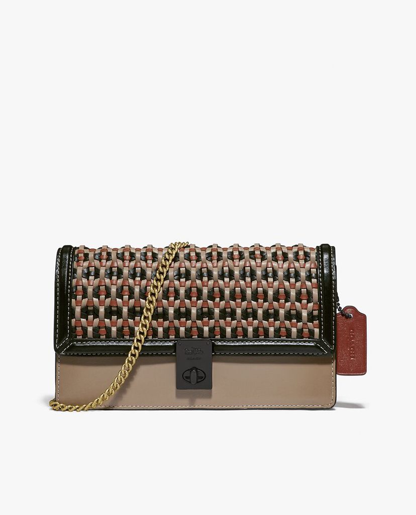 COACH - Ví cầm tay nữ Hutton Clutch With Weaving