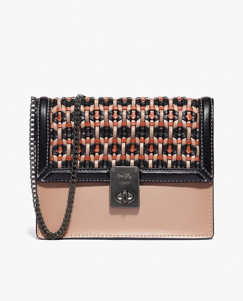 COACH - Túi đeo vai nữ nắp gập Hutton Weaving