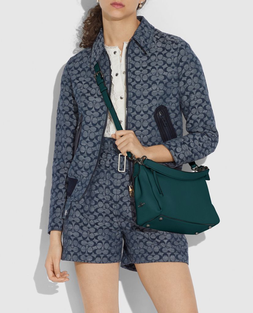 COACH - Túi đeo vai nữ chữ nhật Shay Leather