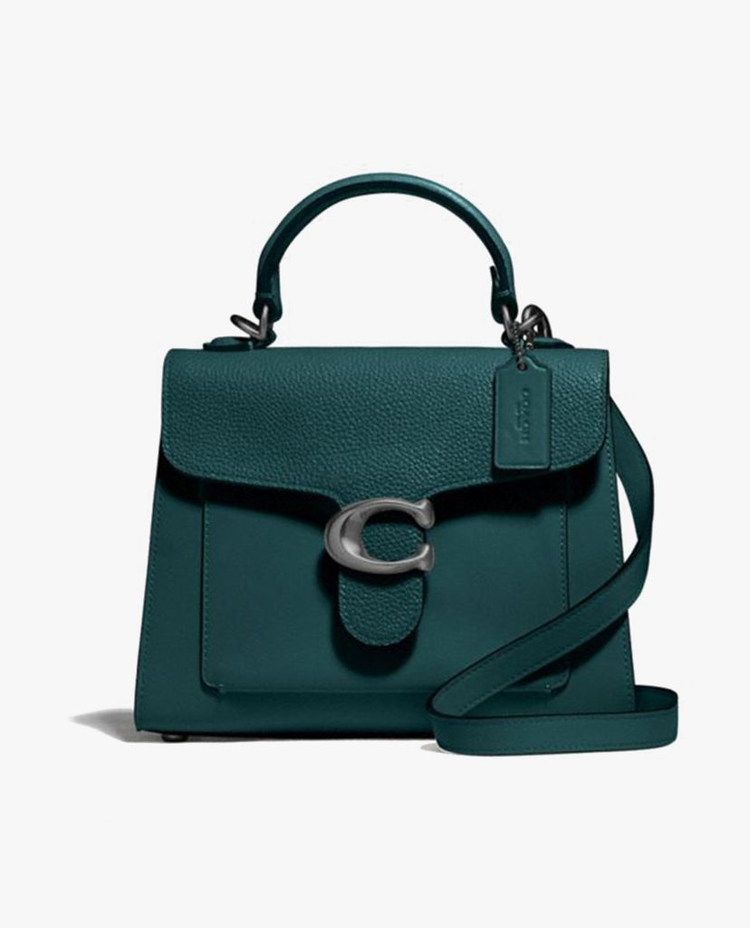 COACH - Túi xách tay chữ nhật nắp gập Tabby 20