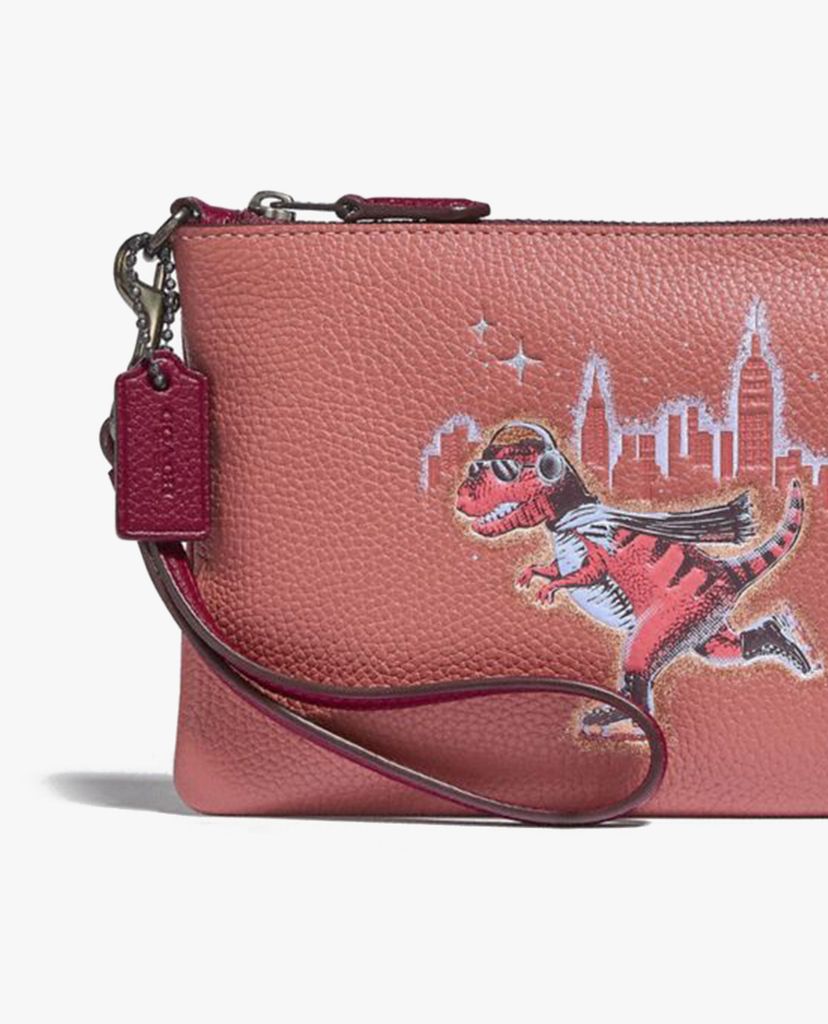 COACH - Ví cầm tay chữ nhật Small Wristlet With Rexy