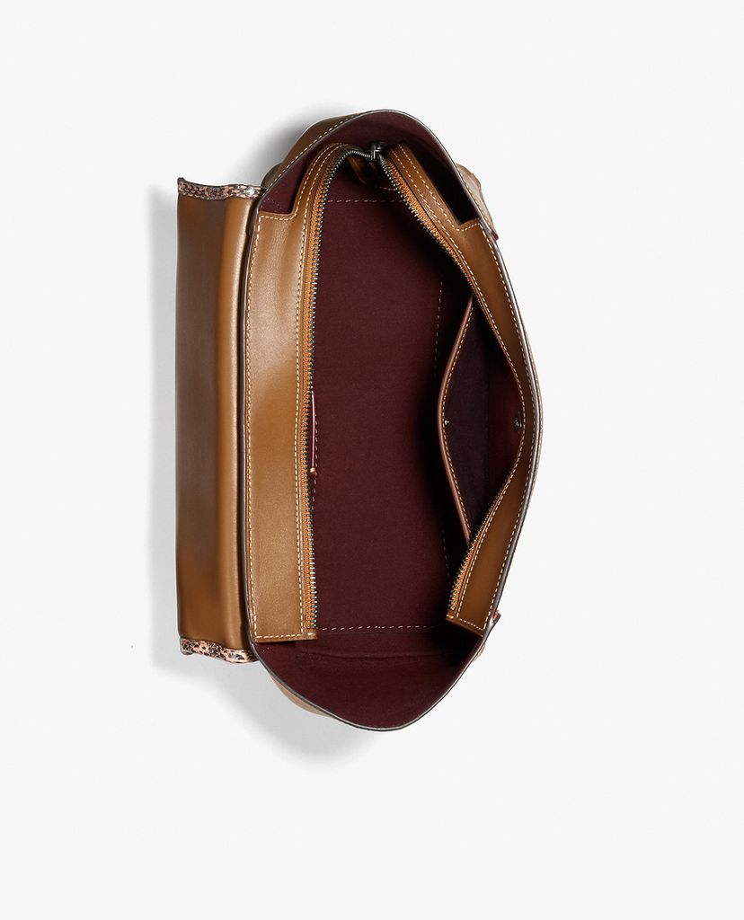 COACH - Túi xách tay nữ hình thang Courier Carryall In Colorblock