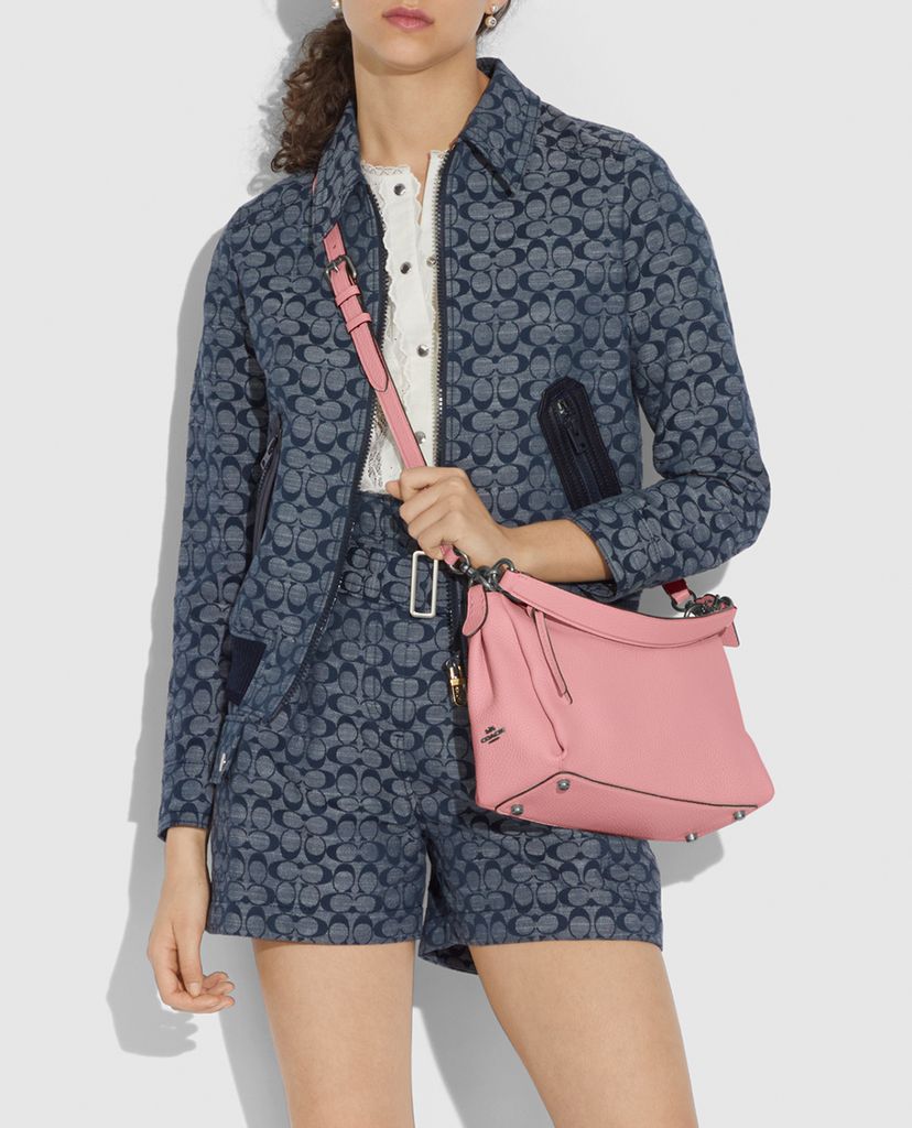 COACH - Túi đeo vai nữ chữ nhật Shay Leather