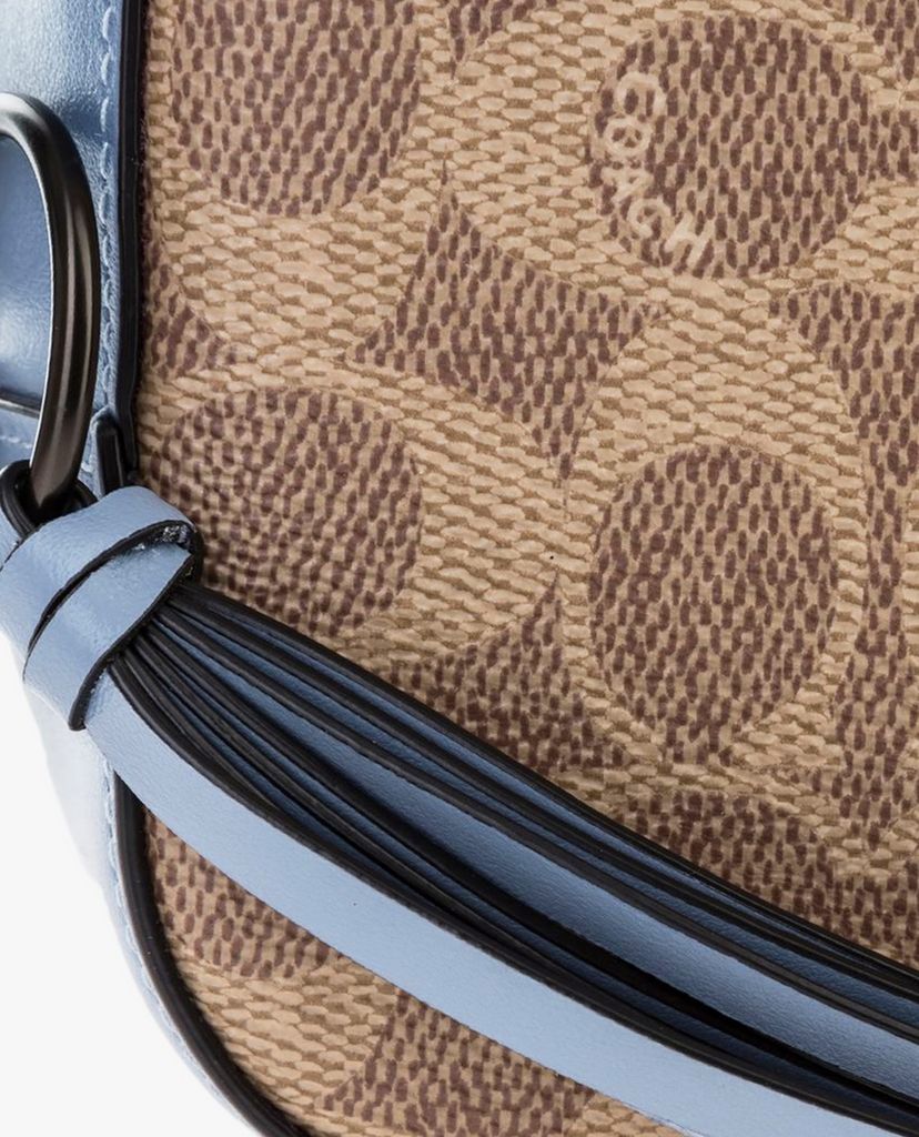 COACH - Túi xách nữ dây đeo kim loại Coated Canvas