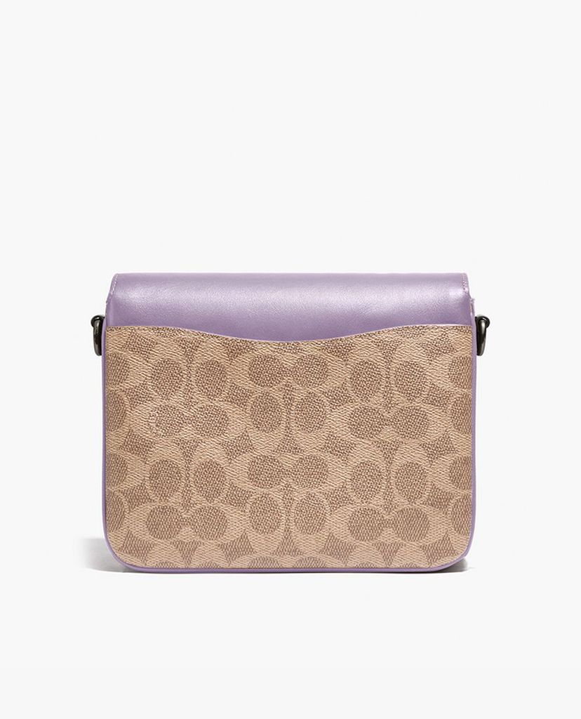 COACH - Túi đeo chéo nắp gập họa tiết logo Cassie 19