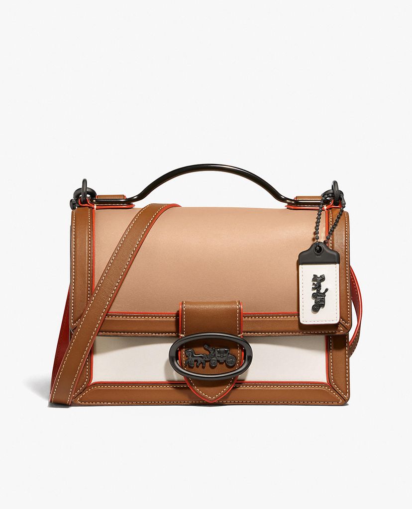 COACH - Túi đeo chéo nữ nắp gập Riley Top Handle 22