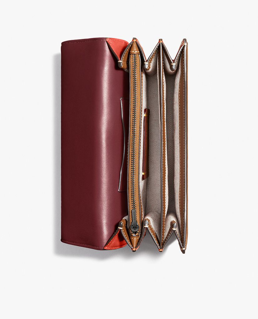 COACH - Túi đeo chéo nữ nắp gập Riley Top Handle 22