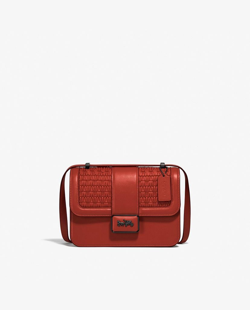 COACH - Túi đeo chéo nữ chữ nhật nắp gập thời thượng